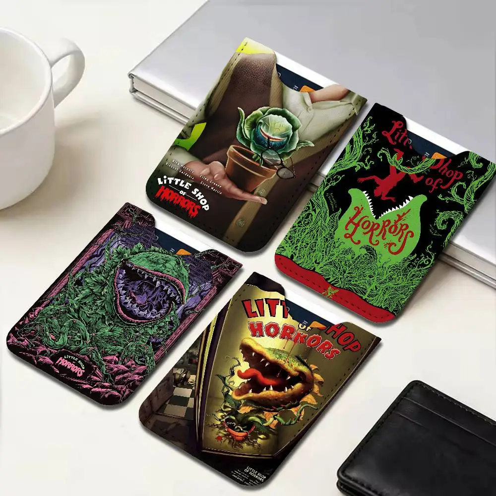 Little shop of Horrors New Leather Card Small Retro Cowhide Coin Purse Men/Women Luxury Card Holder