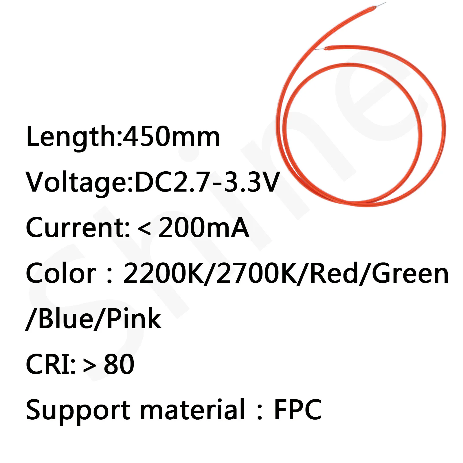 Filament flexible LED COB, 10 pièces, ampoule rétro Edison, pièces de lampe, Diode In347, accessoires de lumière structurels ente pour bricolage décoratif, DC 3V 450mm