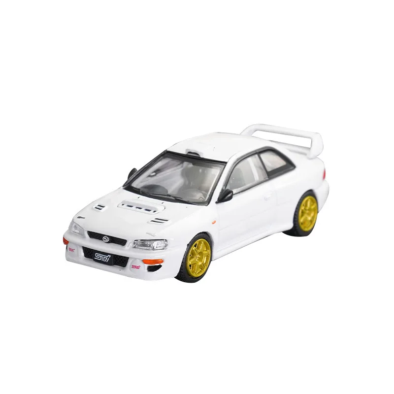 1/64 SUBARU IMPREZA 22B STi Version Customized Ver. Rally Base Car GC8 Alloy Diecasts Small Scale Car Model