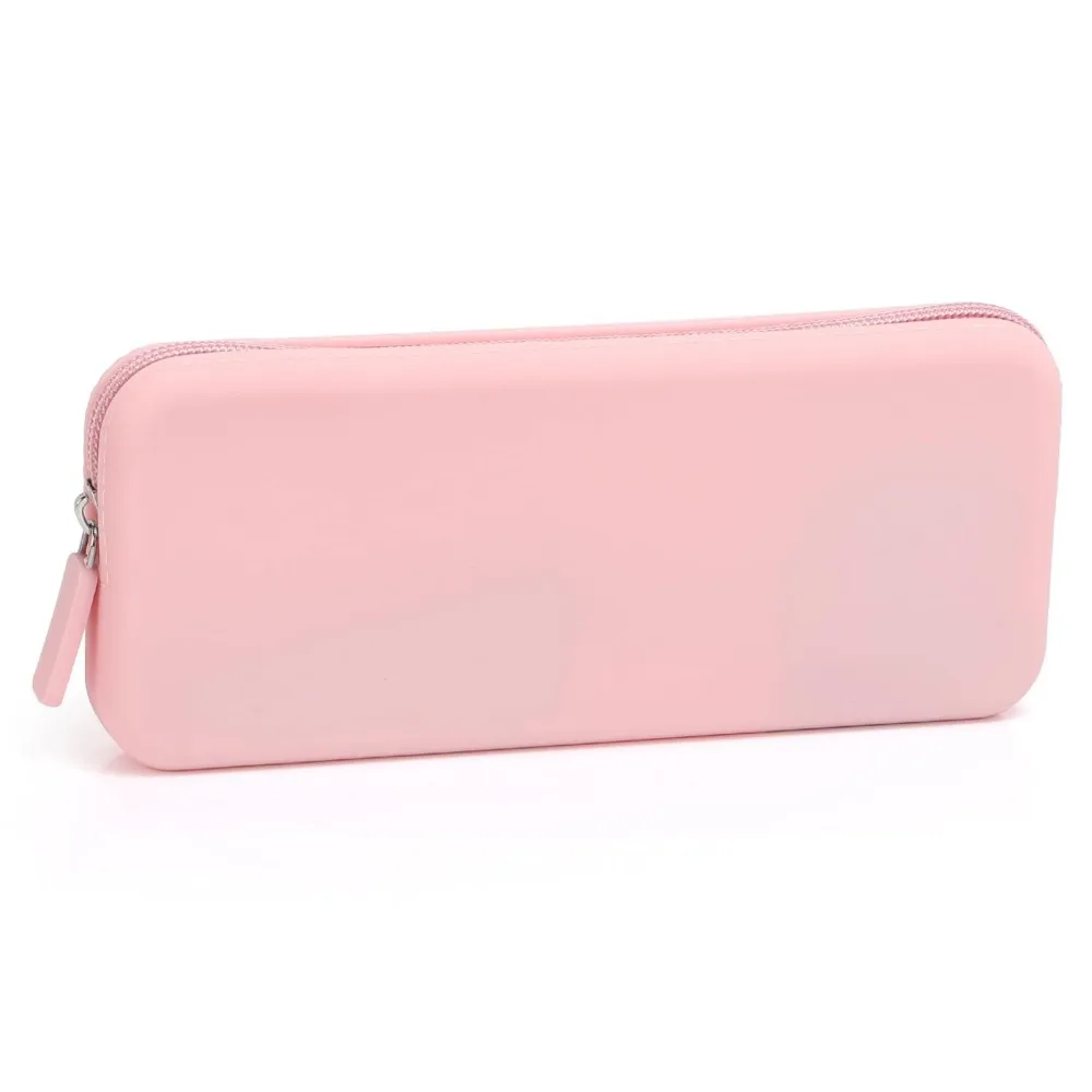 

Morandi Color Silicone Cosmetic Bag Rectangle Large Capacity Multifunction Storage Bag Solid Color Coin Purse Small Item Bag Men