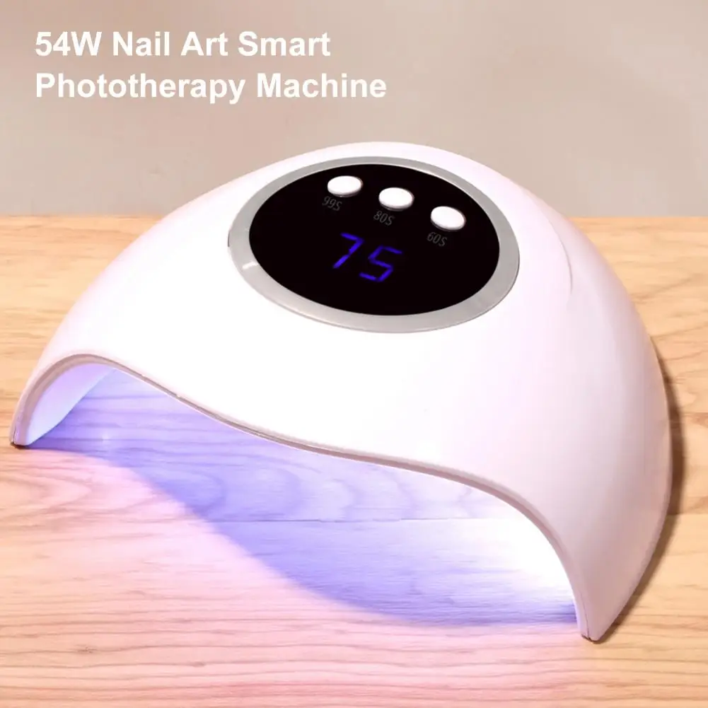 Nail Light PP UV Lamp USB Interface White  Practical Smart Induction Nail Dryer Machine