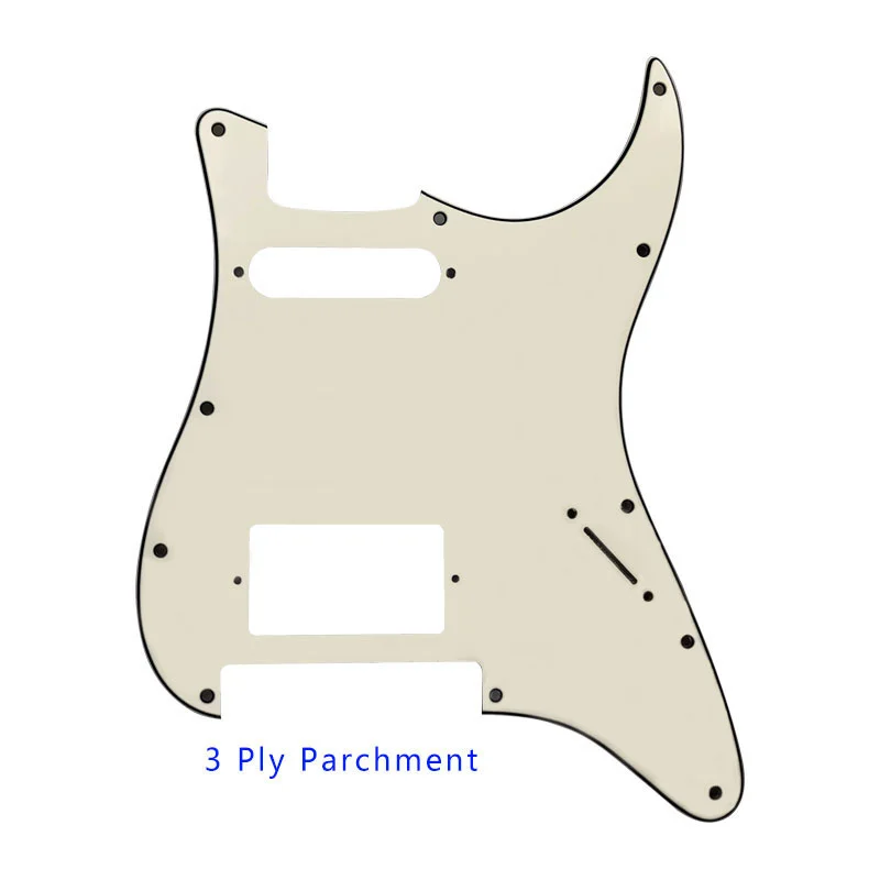 Xinyue Custom Guitar Pickguard -For US 11 Screw Holes  With Floyd Rose Tremolo Bridge PAF Humbucker HS Pickguard No Control Knob