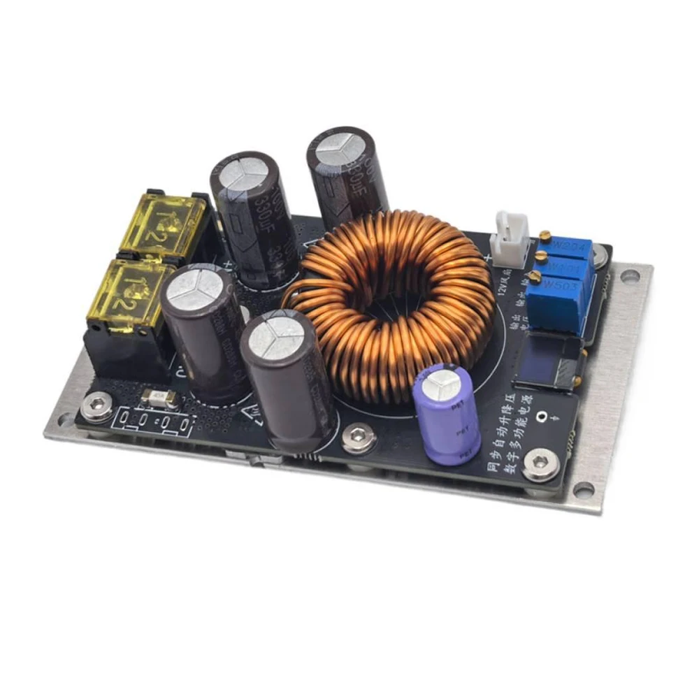 

DC-DC Automatic Step-up and Step-down Power Supply Module 1000W Adjustable Constant Voltage/Current MPPT Solar Charging Board