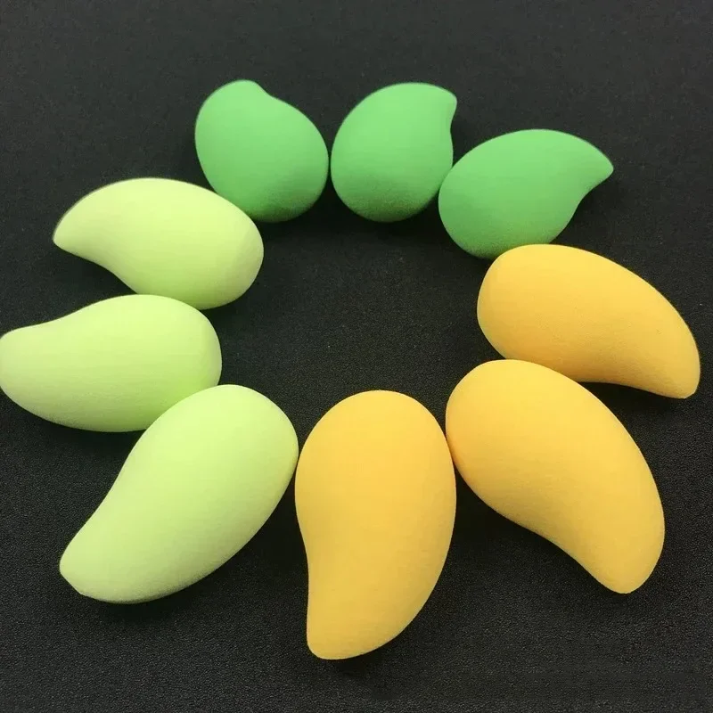 1Pcs New Mango Shape Soft Makeup Sponge Face Beauty Cosmetic Powder Puff For Foundation Concealer Cream Make Up Blender Tools