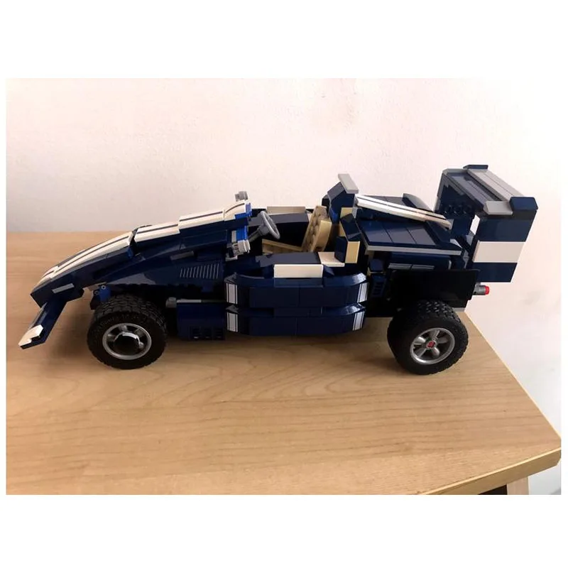 MOC-38530F1 Supercar Assemblage Stiksels Bouwsteenmodel • 572 Bouwsteenonderdelen Kinderen Verjaardag Bouwsteen Speelgoed Cadeau