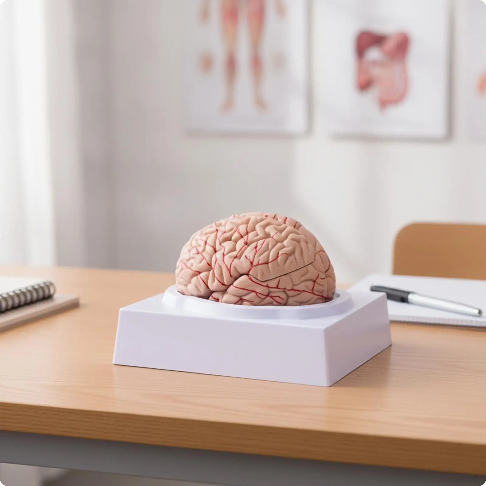 PVC Brain Anatomy Teaching Ai for Morphology Learners with Accurate Design for Medical Study and Demonstration
