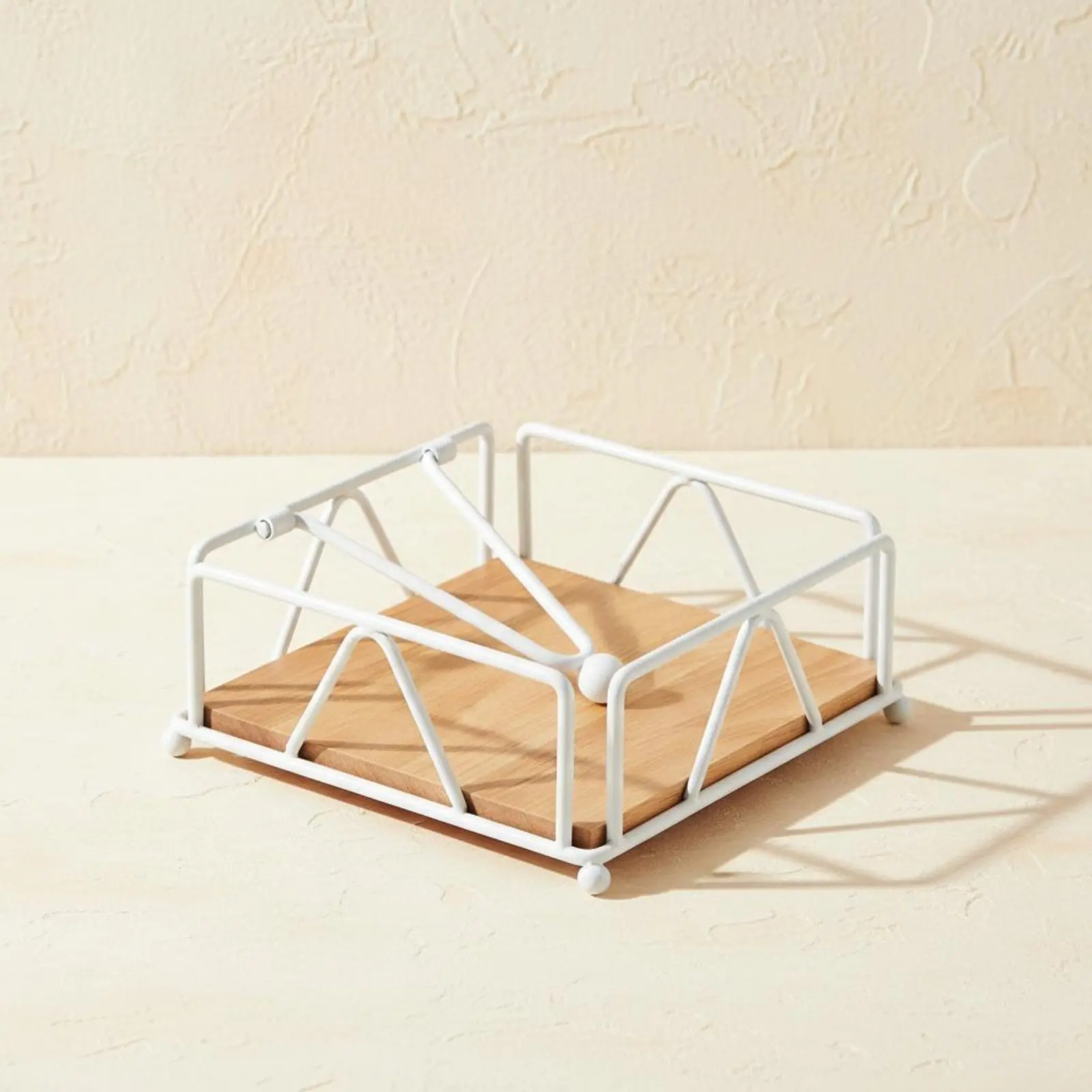 Square Paper Napkin Holder Minimalist & Design Countertop Napkin Dispenser Dining Accessory Long-Lasting Great Gift