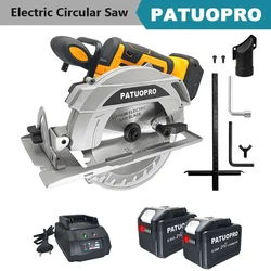 165mm Brushless Electric Circular Saw Home Electric Saw Wood Metal Stone Ceramic Tiles Cutter Power Tool For Makita 18V Battery
