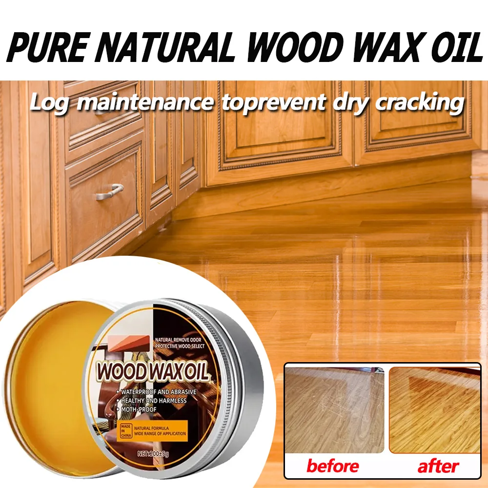 Wooden Beeswax Household Furniture Polishing Beewax Waterproof Wood oil Wax Polish all Types Wood Cleaner for Furniture Cabinets