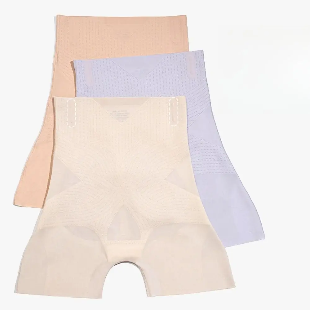 

High Waist Tummy Control Underwear Shapers High Elastic Butt Lifting Briefs Underpants Belly Contracting Seamless Panties Women