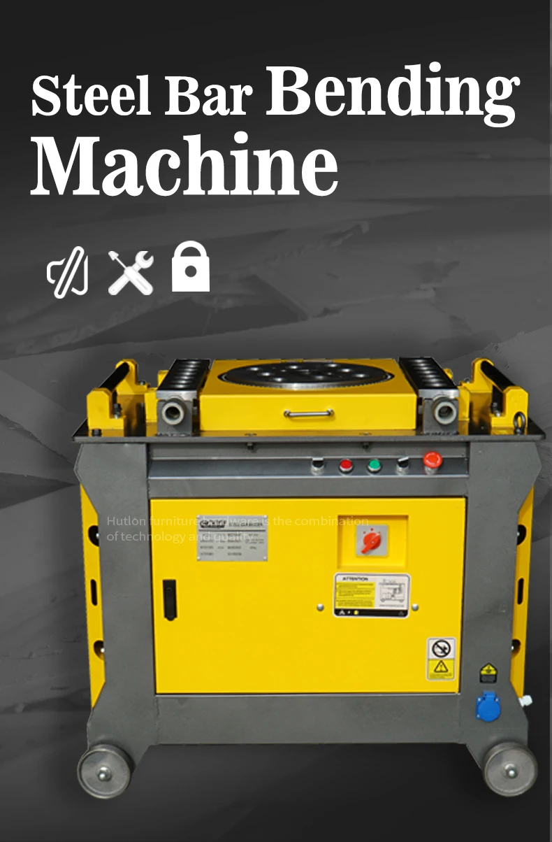 55 Heavy-Duty Steel Bar Bender Construction Semi-Automatic Motor-Driven Engine Bearing Gear Bending Machine 1 Year