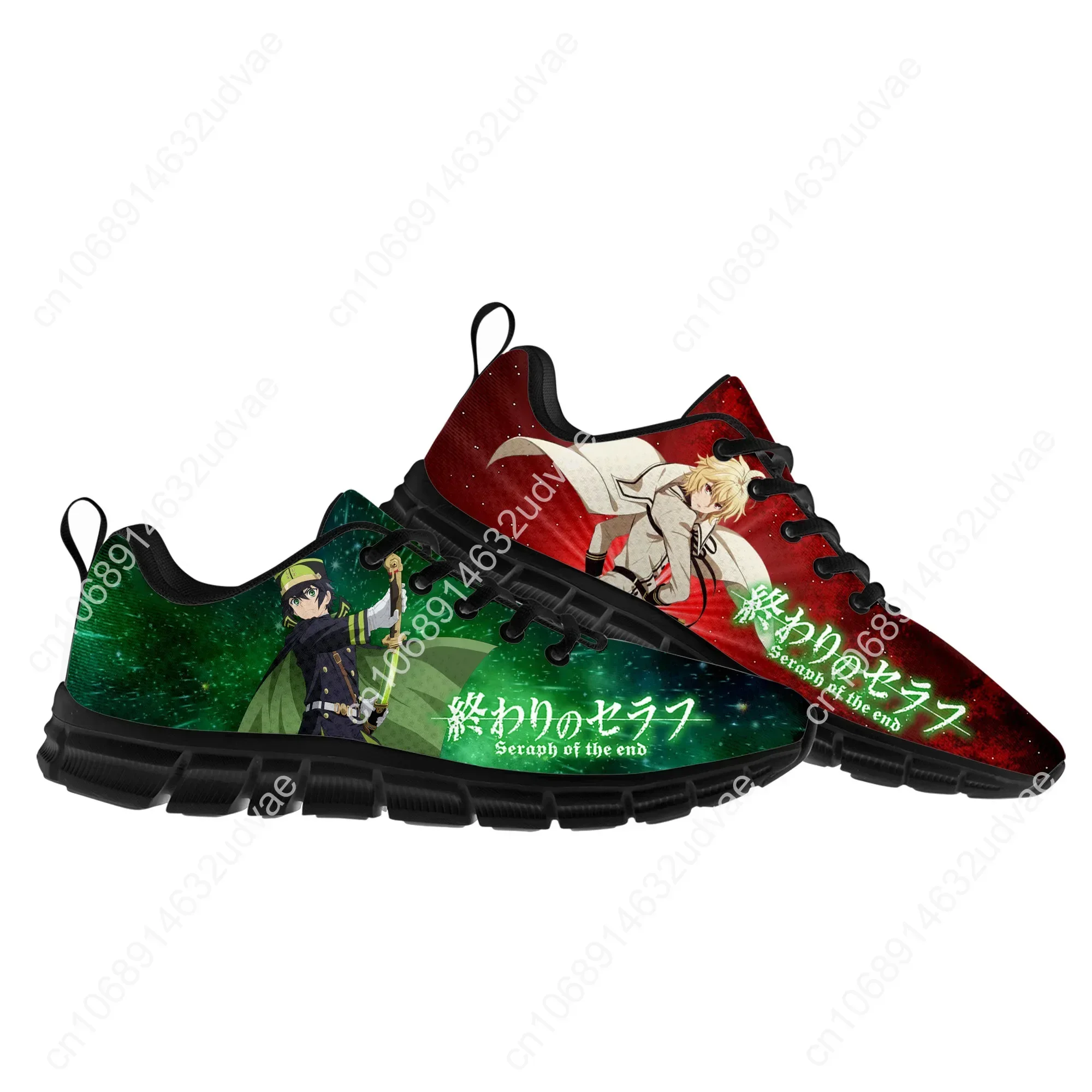 Seraph Of The End Hyakuya Yuichiro Sports Shoes Mens Womens Comfortable Sneakers Custom Designer Casual Shoes