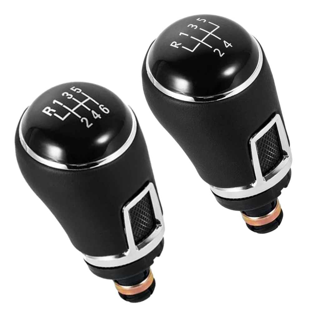 5/6 Speed Leather Lever Stick Gear Shift Knob For VW Caddy II MK2 2004-2015 Manual Gear Shift Knob