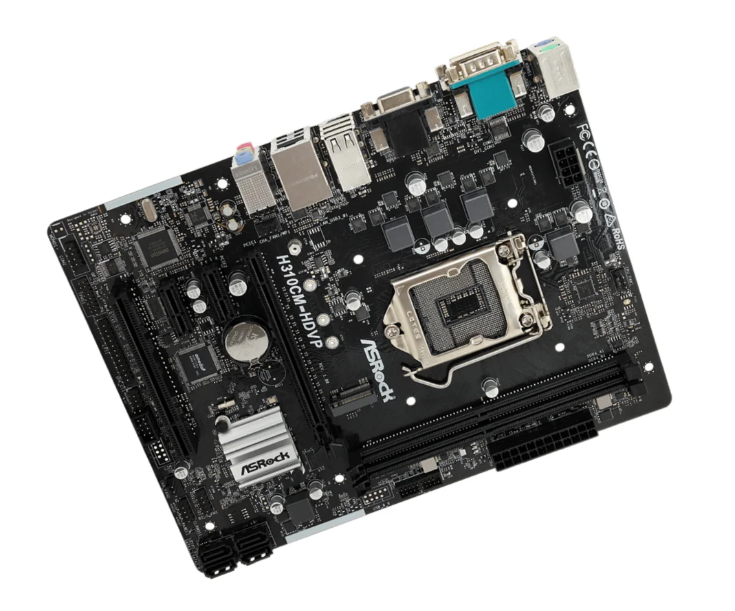 ASROCK H310CM-HDVP LGA 1151 Motherboard CPU For i9-9900K i7-9700K