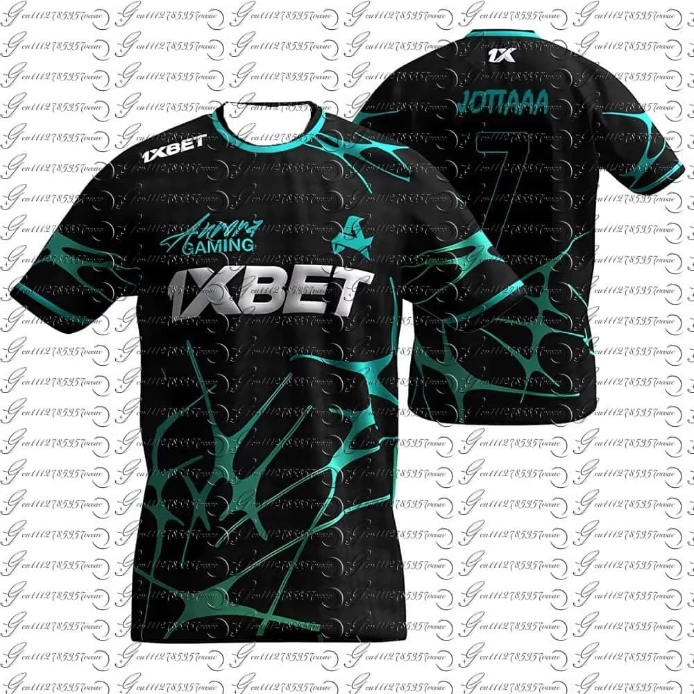 Aurora Gaming E-Sports Club Neue Sommeruniformen CS2 ESL Pro League Trainingstrikots Spieler-personalisierte T-Shirts Familien-Matching – Detail 12