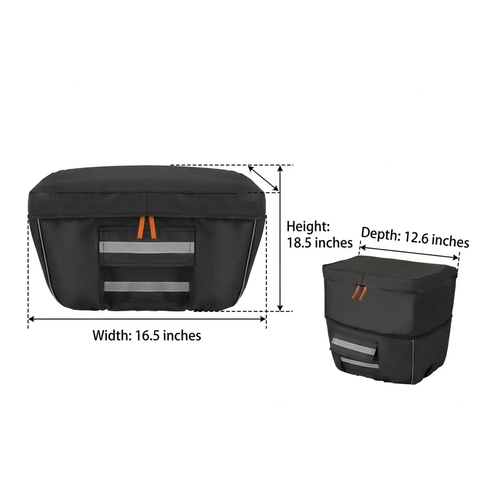 

Bike Rear Basket, Quick Release Grocery Carrier Cargo Rack for Hiking Camping Biking Accessories