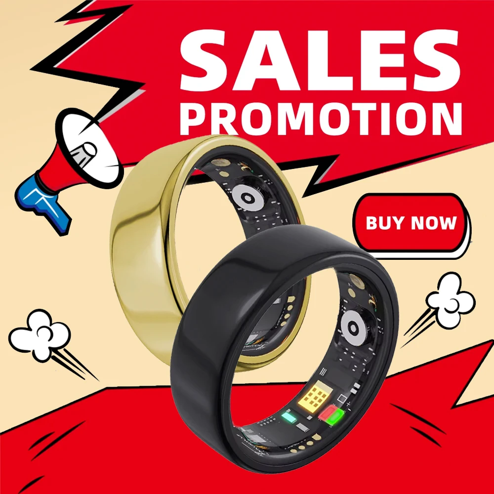 

New Smart Ring Men And Women Bluetooth Connection Waterproof Health Sports Sleep Monitoring Multiple Exercise Modes