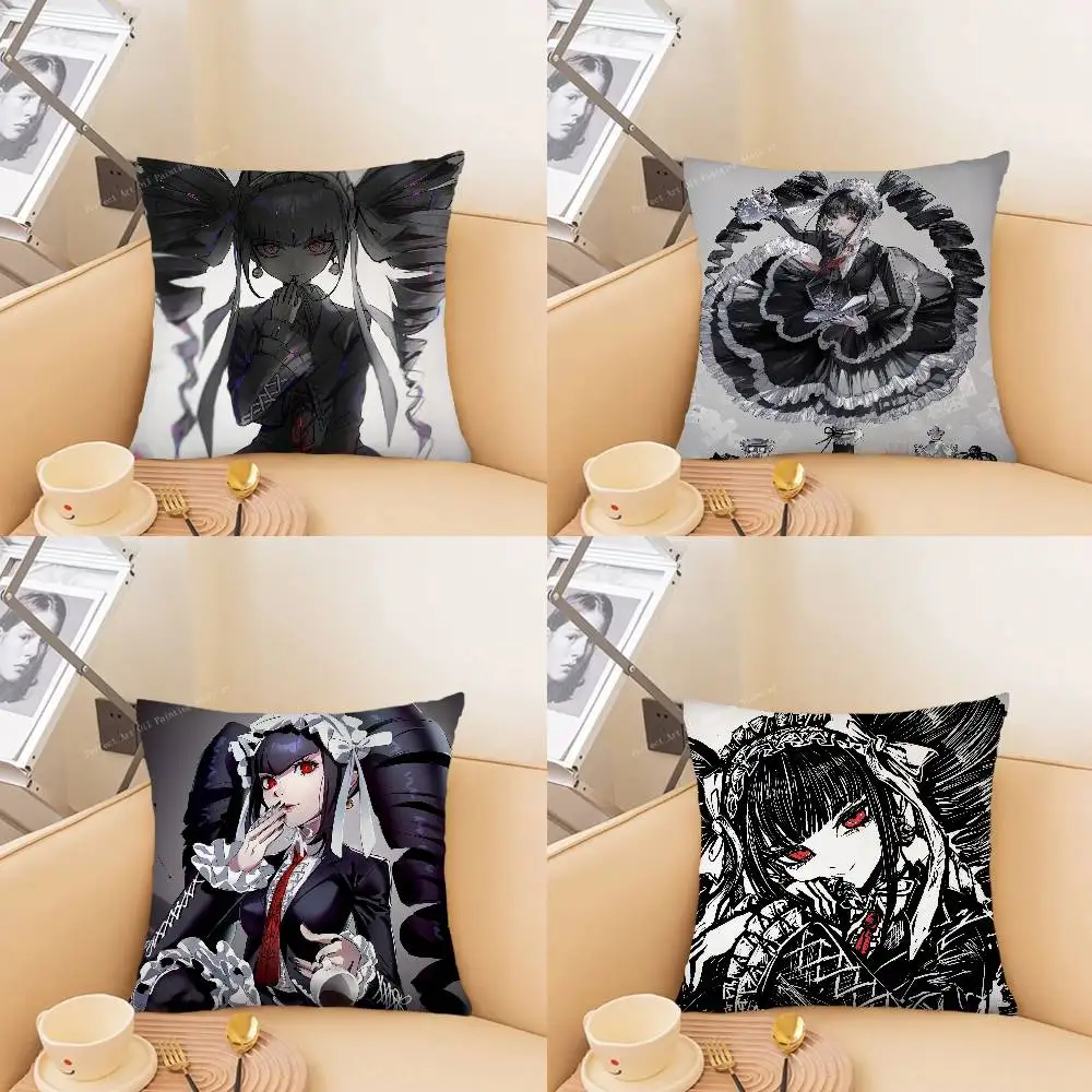 Celeste LudenbergDan Anime Ganronpa Pillow Case Fashion Square Pillowcase Bedroom Sofa Room Ins Decoration Leisure