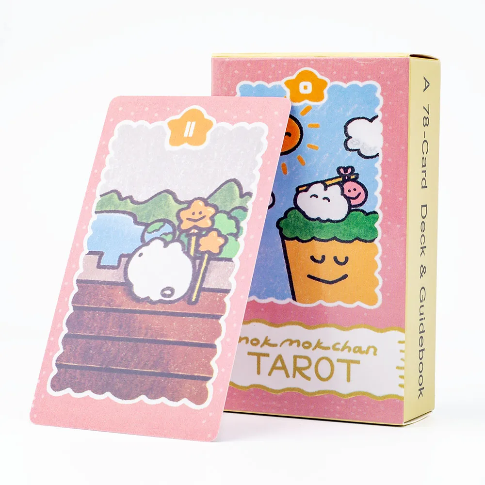 3/15~17@tarochan_kawaii様 10.3*6Cm Mokmokchan Tarot 78Pcs Kawaii Tarot Cards Playing Game