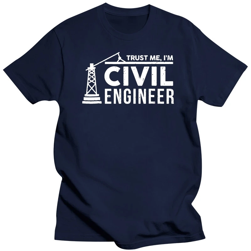 Brand Trust Me Im Civil Engineer T-Shirt Men Short Sleeve T-Shirt