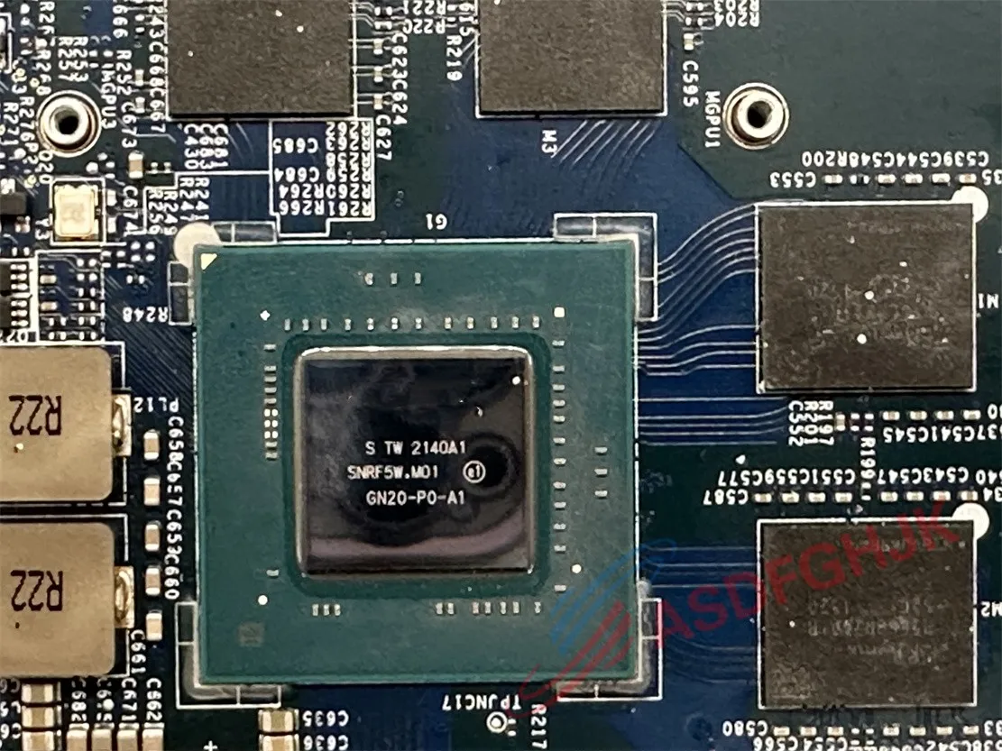 Imagem -04 - Placa-mãe do Portátil para Msi Gf63 Genuíno Ms16r51 Ver 2.0 I5-10500h e Rtx3050m Teste ok