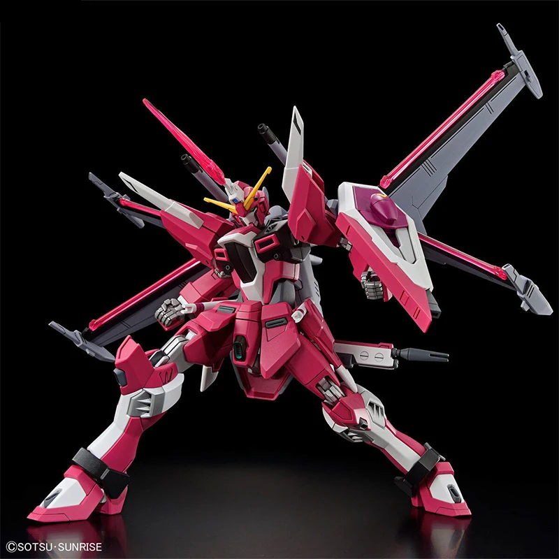 Oryginalny Gundam HGCE Seed Freedom Infinity Justice Type2 Bandai, Model do Składania, Ruchome Figurki Akcji Anime, Kolekcjonerskie Zabawki