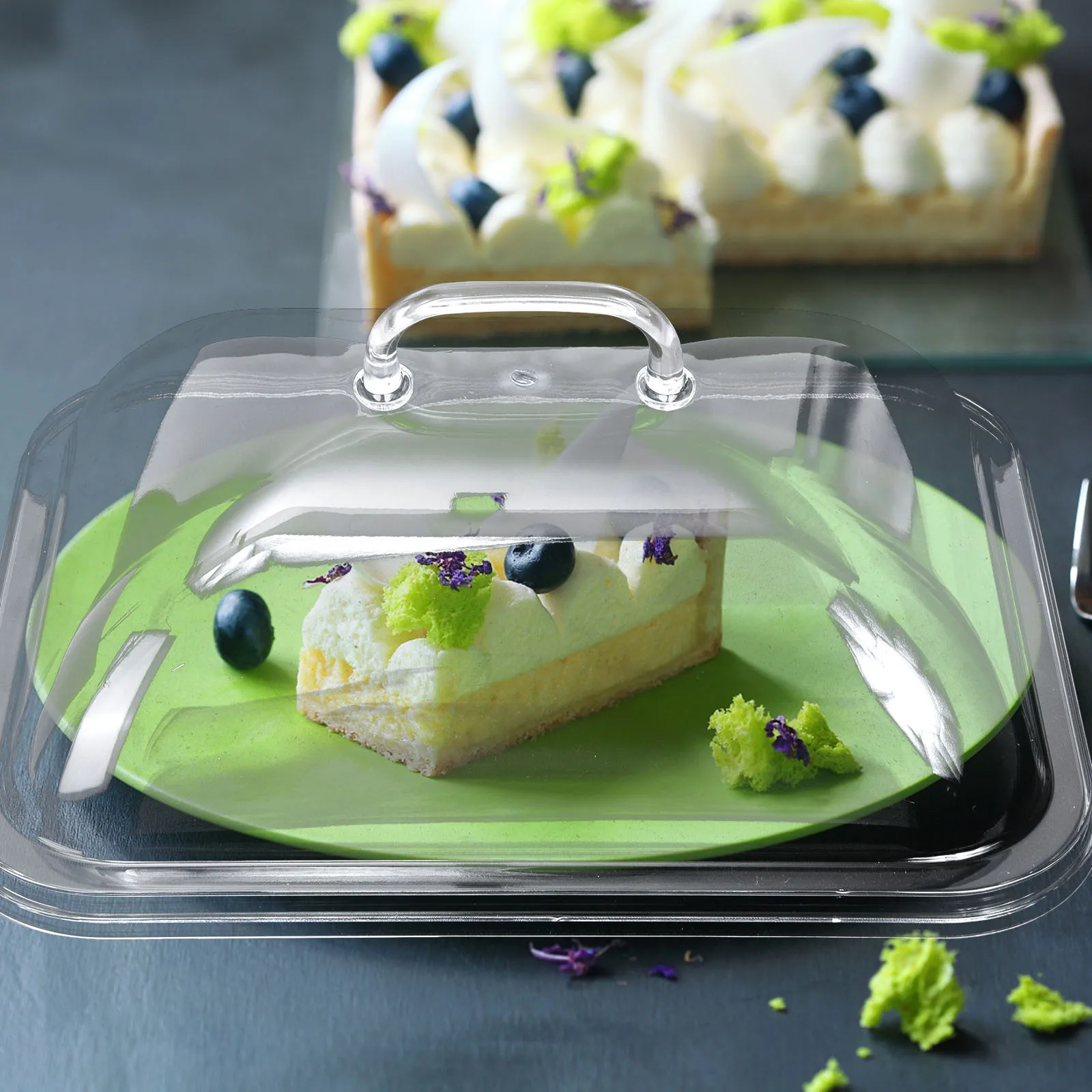 

Acrylic Food Cover Transparent Protective Covers for Cakes Desserts Snacks Sturdy Dome Kitchen Use Parties Camping Picnics Home