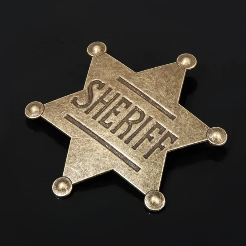 شارات نجم شريف نائب، بروش شريف معدني للأطفال والكبار كاوبوي ديكور حفلات المفضلة، هدية جوائز كرنفال المدرسة