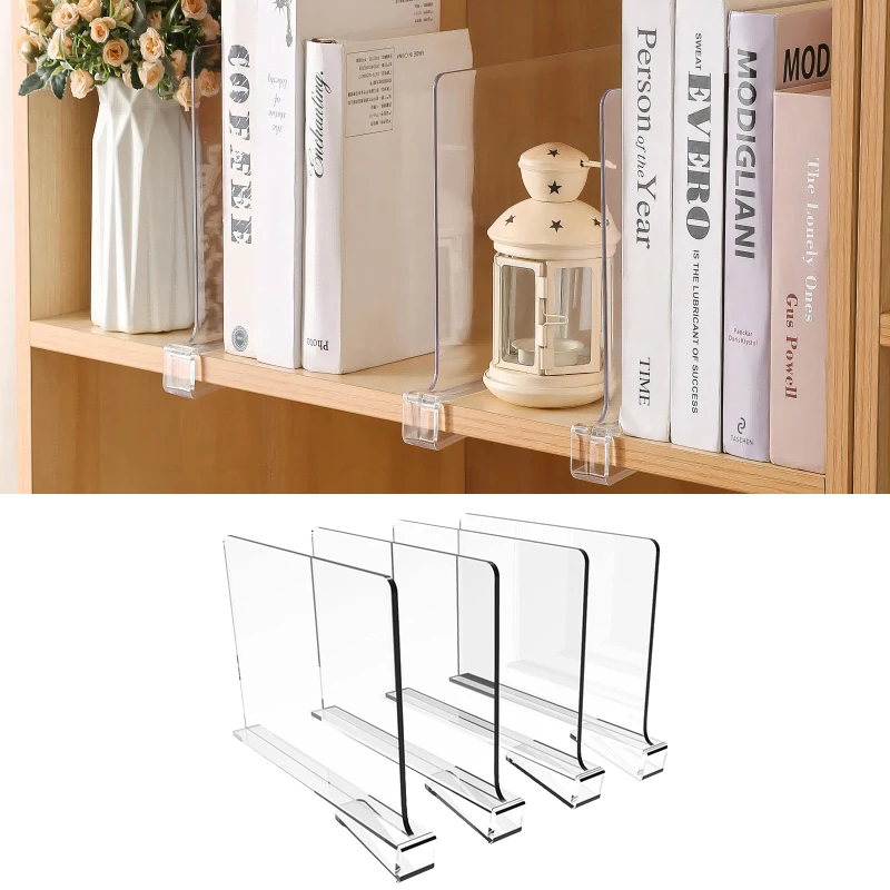 Acrylic Dividers Shelf Divider For Closets Organizers With Wooden Shelves Shelf Dividers Closet Purses Separators Shelf Divider