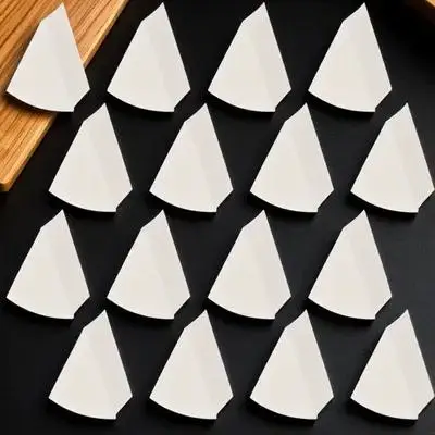 2Sets Keil-Make-up-Schwämme, Latex-Mixer-Werkzeuge, Gesichtspuderquaste für glatte Anwendung