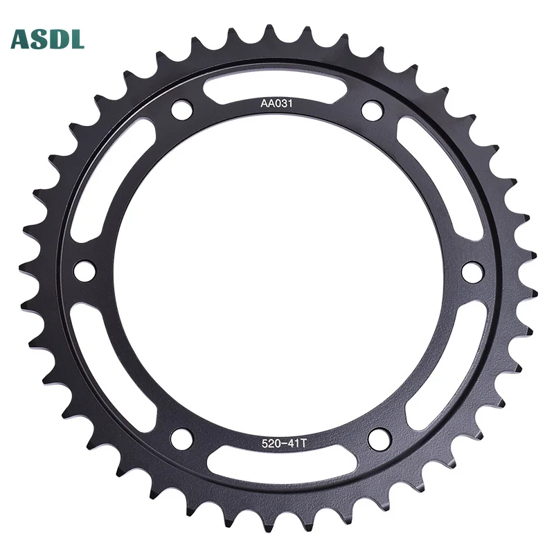 520-41T Motorcycle 20CrMnTi Sprocket Rear Gear Wheel For Aprilia 125 ETX Tuareg 1985-1987 For Betamotor 350 lonathan 2001-2002
