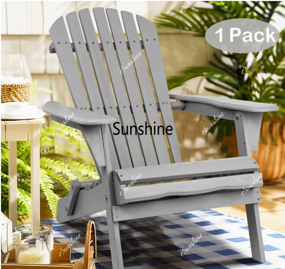 Modern Solid Acacia Wood Durable Eco-Friendly Pool Lounge Chairs Outdoor
