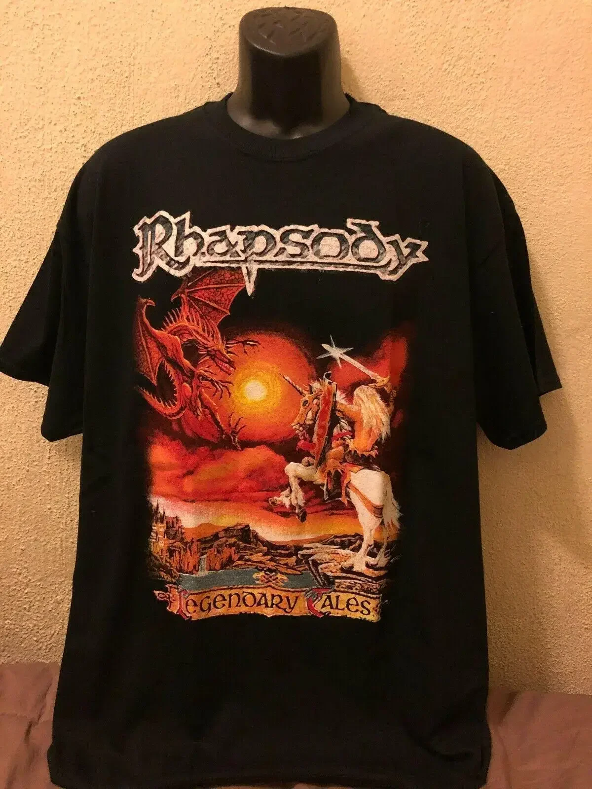 Rhapsody of Fire Legendary Tales 1997 album t-shirt U3633