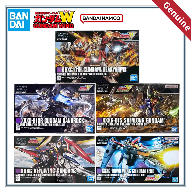 

Bandai Gundam Model Kit HG Wing Deathscythe Heavyarms Sandrock Shenlong Wing Zero Altron Action Figure Gunpla Anime Figures