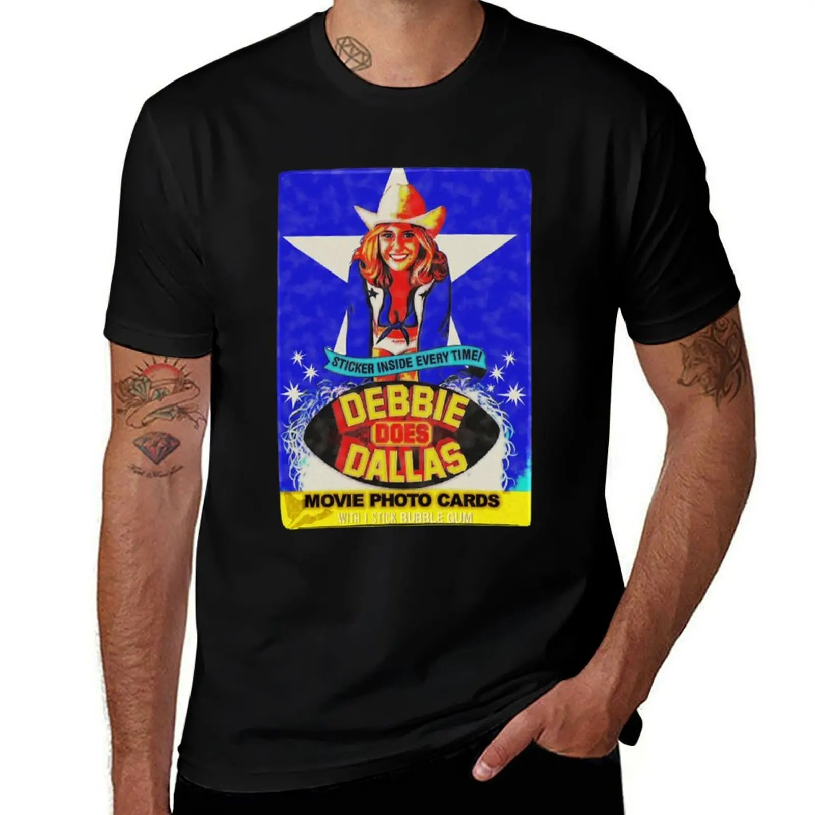 Debbie Does Dallas Vintage Trading Card Wax Pack T-Shirt Odor Resistant Short Sleeve Top T-Shirt