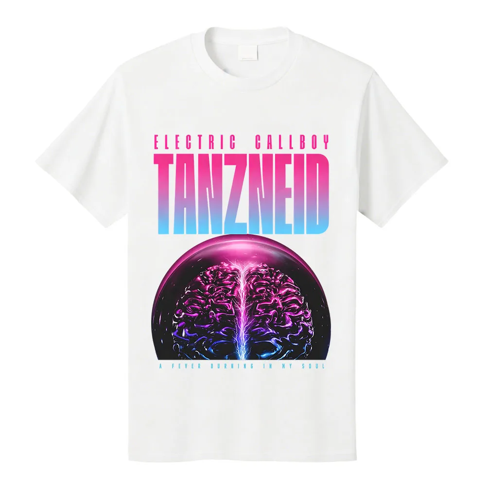 A Fever Burning in My Soul Shirt ELECTRIC CALLBOY Band Design T-shirt Tanzneid Album Graphic Print Tshirts Cotton Female Tees