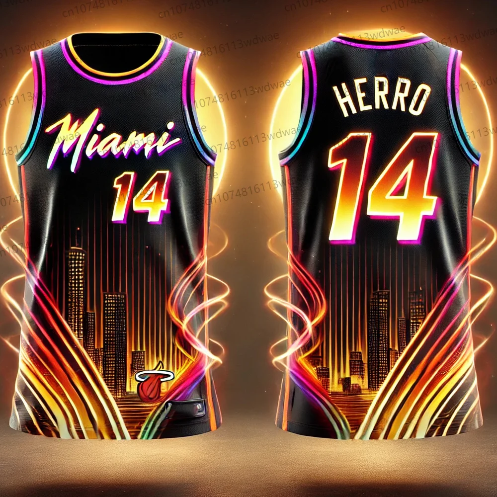 

Basketball T-shirt For Men USA Miami Style Taylor Hiro Jersey Basketball Boy Jersey Kits Original Design Jersey Adult Jersey Kit