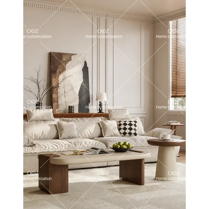 Medieval Style Coffee Table Small Apartment Living Room Household 2026 New French Cream Style Light Luxury High End Side