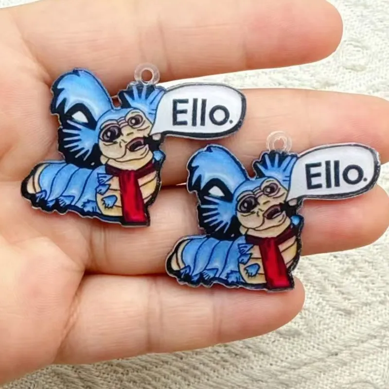 10pcs Acrylic cartoon animal jewelry for making pendants necklaces bracelets earrings DIY craft products