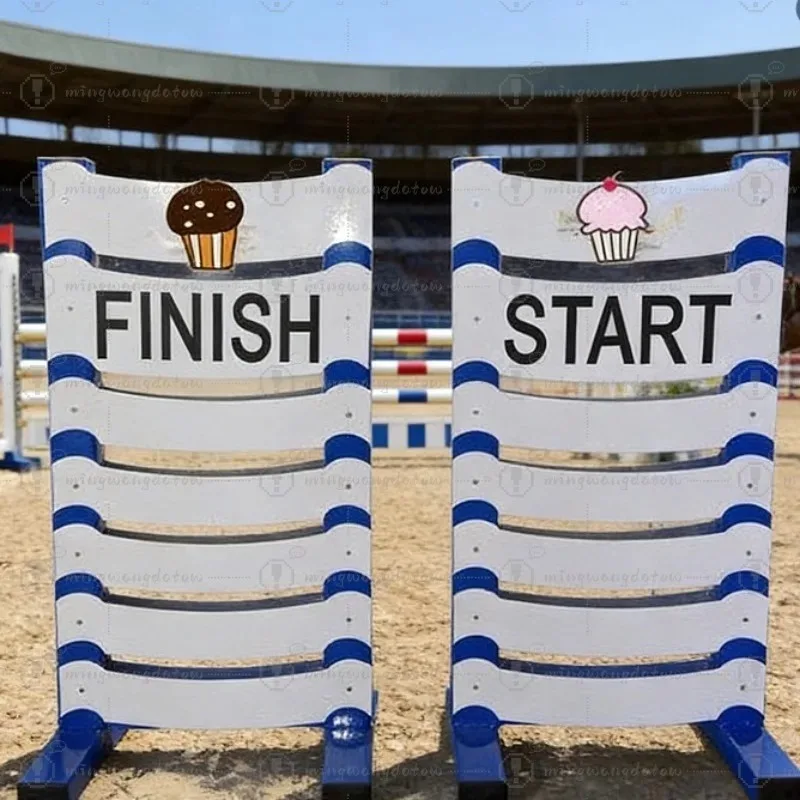 Equestrian Jump Start & Finish Signs, Horse Training & Competition Equipment, Arena Supplies