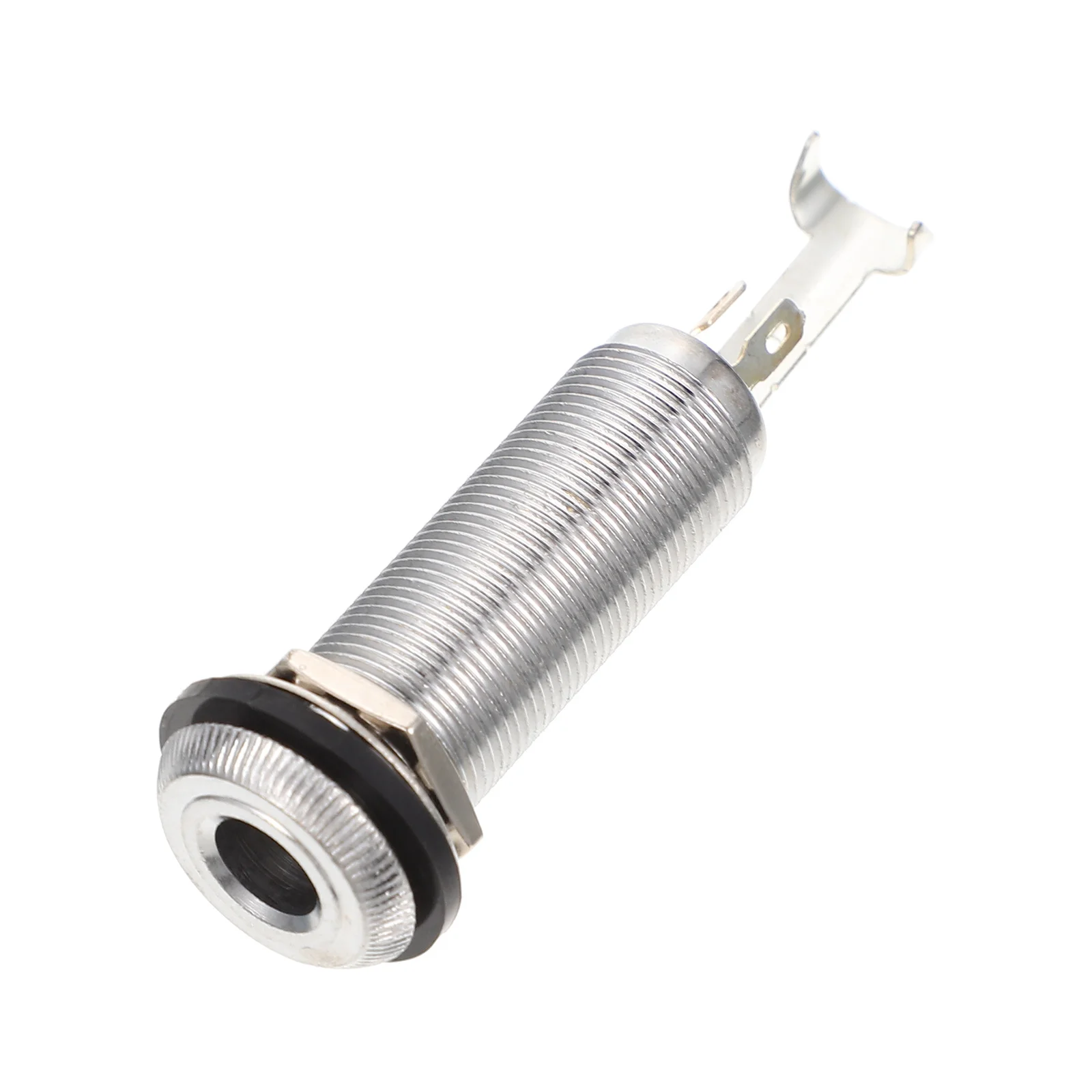 

Bass Barrel Jack Cylinder High Sensitivity Compact Electric Guitar Jack Active Wiring Replacement Part Audio Metal