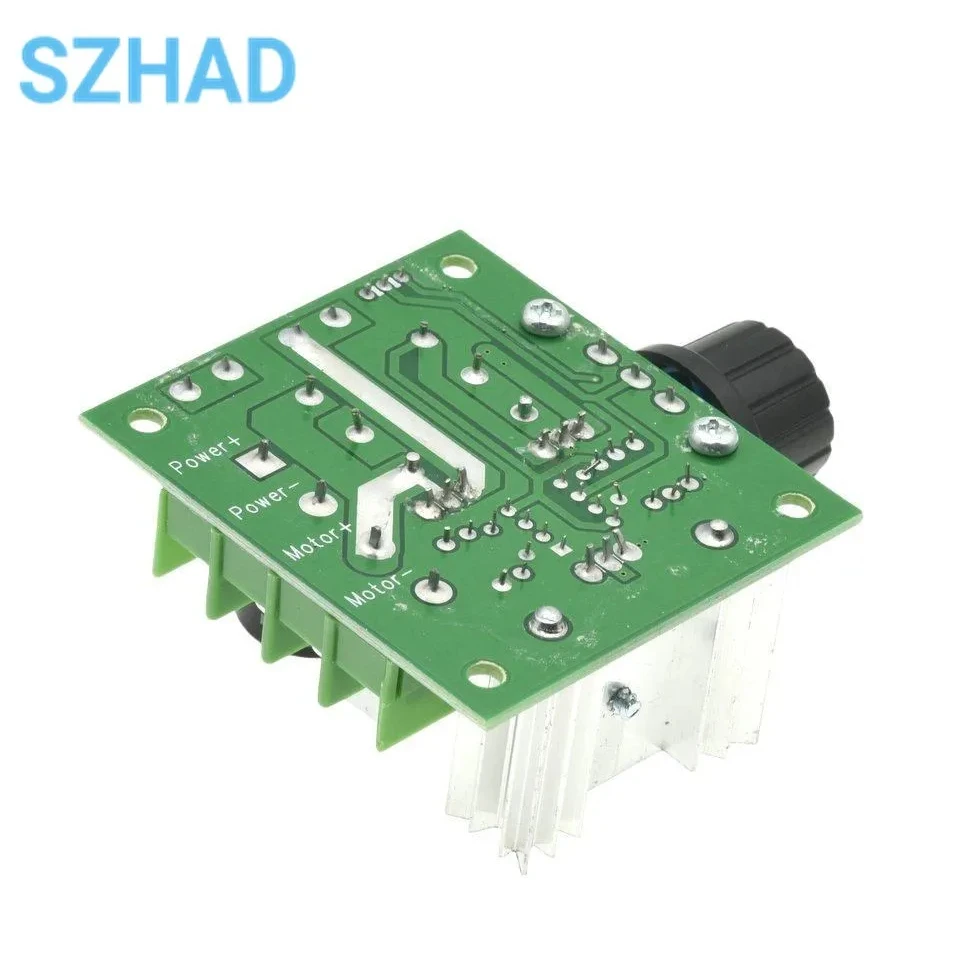 DC 12V 24V 30V 40V 13KHZ Auto PWM DC Motor Speed Regulator Governor Speed Controller Switch 10A 50V 1000uF