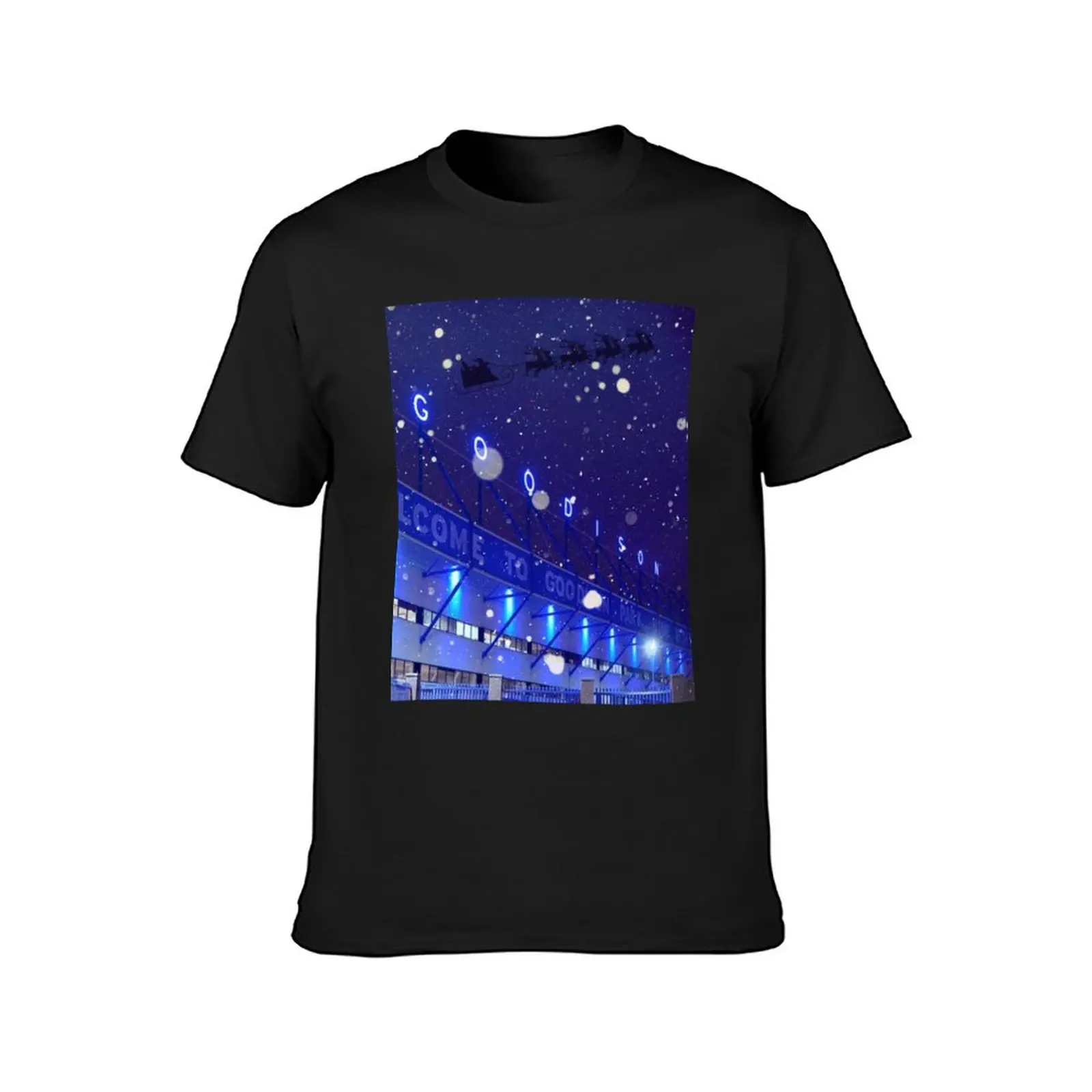 Christmas at Goodison T-Shirt funnys sweat mens workout shirts