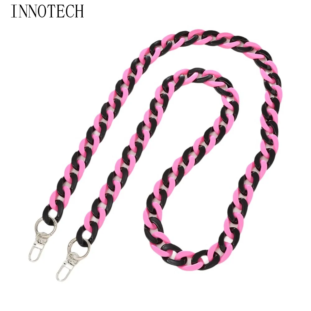 

Винтажный акриловый ремешок для телефона: противоскользящий, широкий дизайн, портативный, многофункциональный, цветной, акриловый шнурок для подвешивания телефона