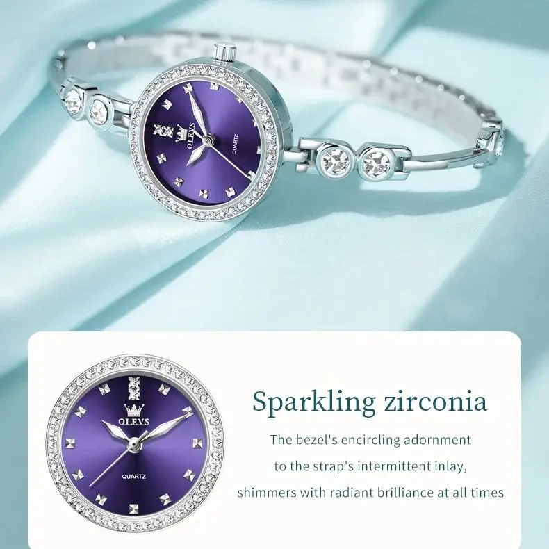 Olevs relógio 5670 novo relógio feminino marca simples original relógio de quartzo moda à prova dwaterproof água luz da noite vestido feminino reloj mujer