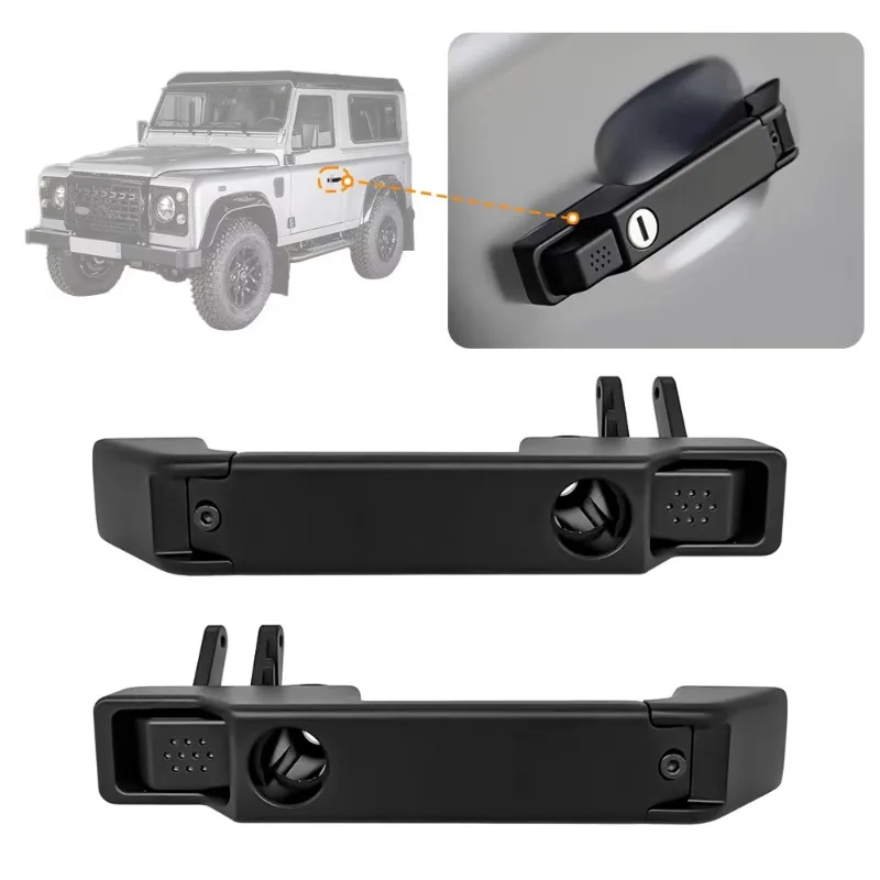 

Automotive Exterior Outside Door Handle for Defender 90 110 130 Black Door Handle