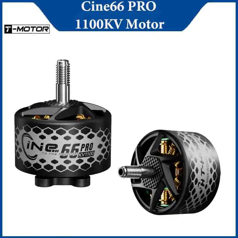 

Мотор T-MOTORHOBBY Cine66 PRO 1100KV для FPV-дронов, аксессуары для радиоуправляемых моделей