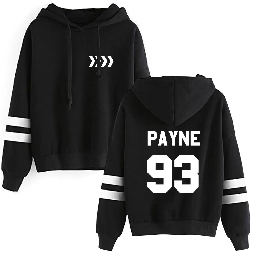 New in Liam Payne Tribute Hooded rap Payne 93 hooded Long Sleeve Pocketless Sweatshirt Streetwear Men Women hip hop Pullovers