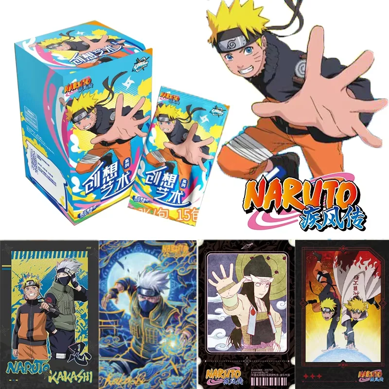 NARUTO Creative Art Series Polaroid Premium Trading Cards Overseas Version Anime TCG Character Collectible Toy Gifts