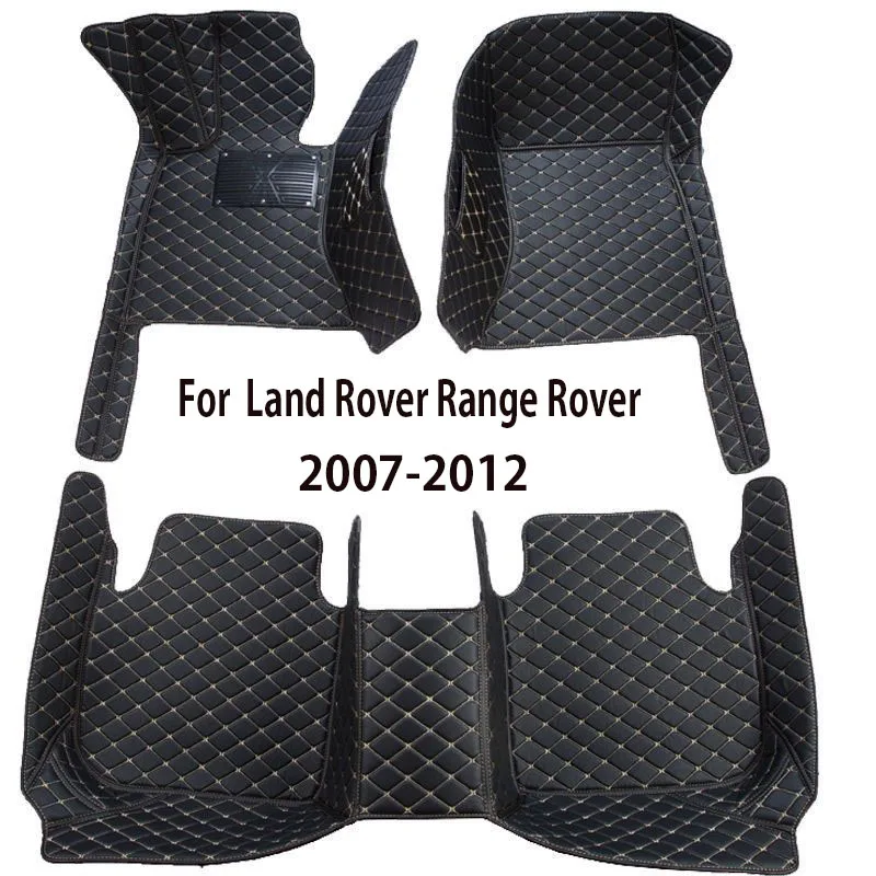 Car Floor Mats For Land Rover Range Rover Five Seats 2007 2008 2009 2010 2011 2012 Custom Auto Foot Pads Interior Accessories